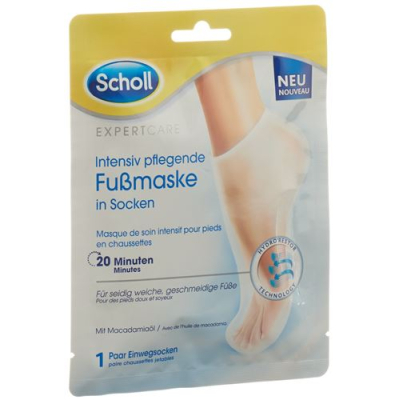 Scholl expert care intensiv närande fotmask 2 st