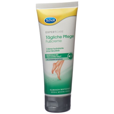 „scholl expert care daily care“ pėdų kremas 75 ml tube