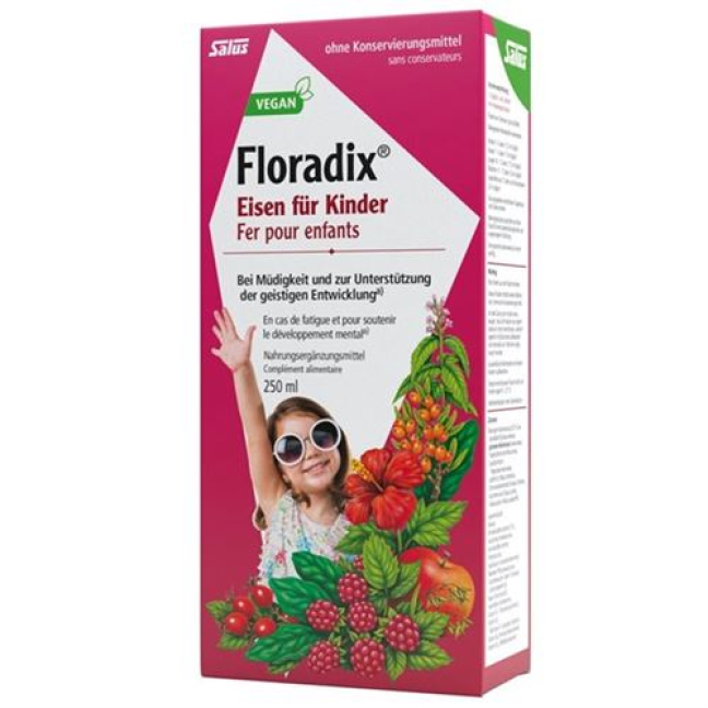 Floradix Železo za otroke 250 ml
