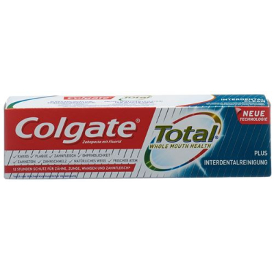 Colgate total plus dişlərarası təmizləyici diş pastası tube 75 ml