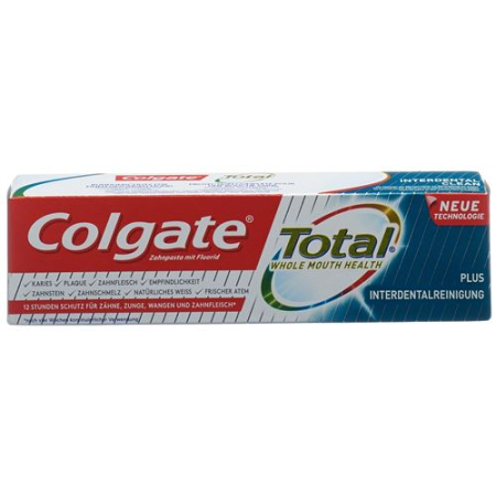 Colgate Total Plus interdental rengöringstandkräm Tb 75 ml