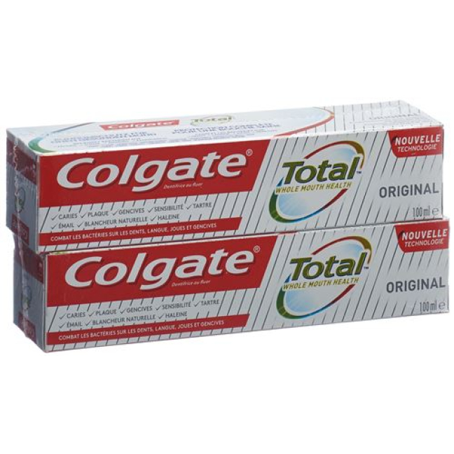 Colgate Total ORIGINAL zobna pasta Duo 2 Tb 100 ml