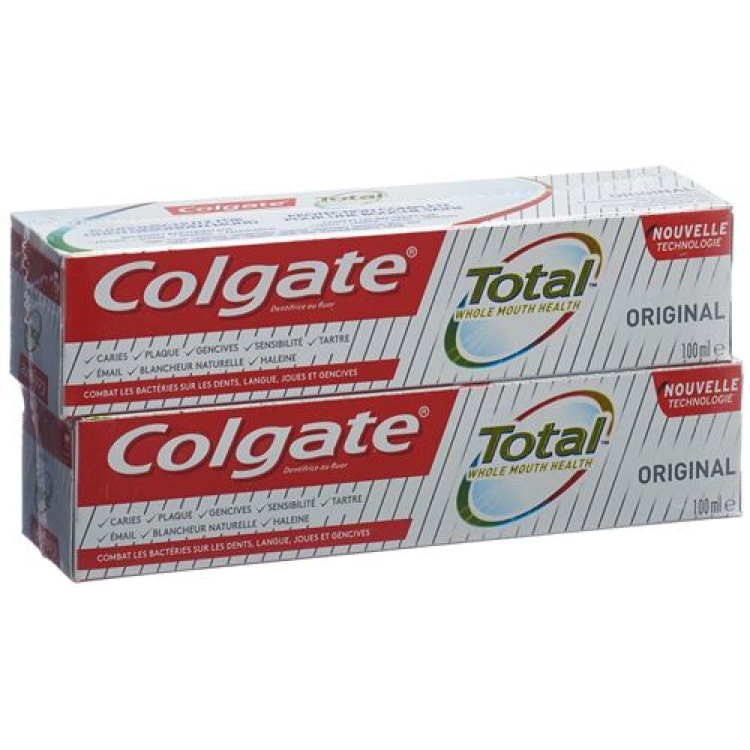 Colgate Total ORIGINAL tandkräm Duo 2 Tb 100 ml