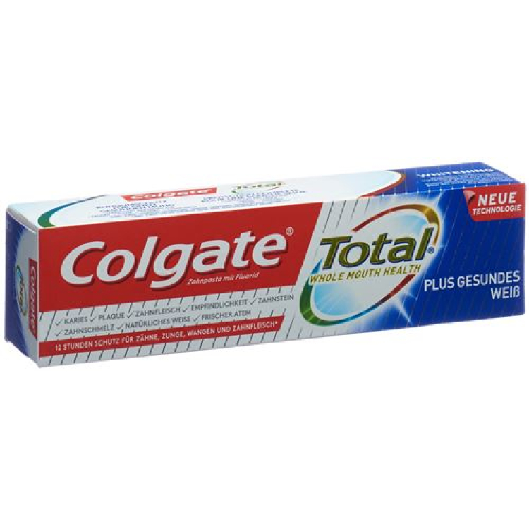 Colgate Total Plus ZDRAVÁ BIELA ​​zubná pasta tube 75 ml