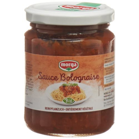 Morga Bolognaise Sauce with Soy Organic Glass 250 g