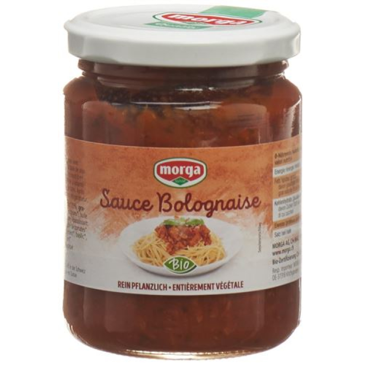 ទឹកជ្រលក់ Morga bolognaise ជាមួយកញ្ចក់សរីរាង្គ 250 ក្រាម។