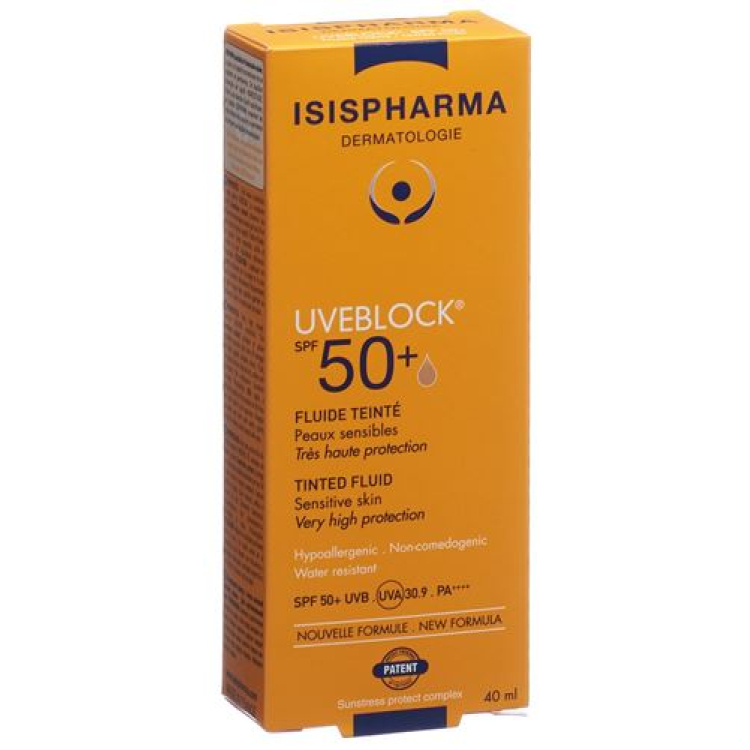 UVEBLOCK UVEBLOCK FLUIDE TEINTE SPF50 + Tb 40 მლ