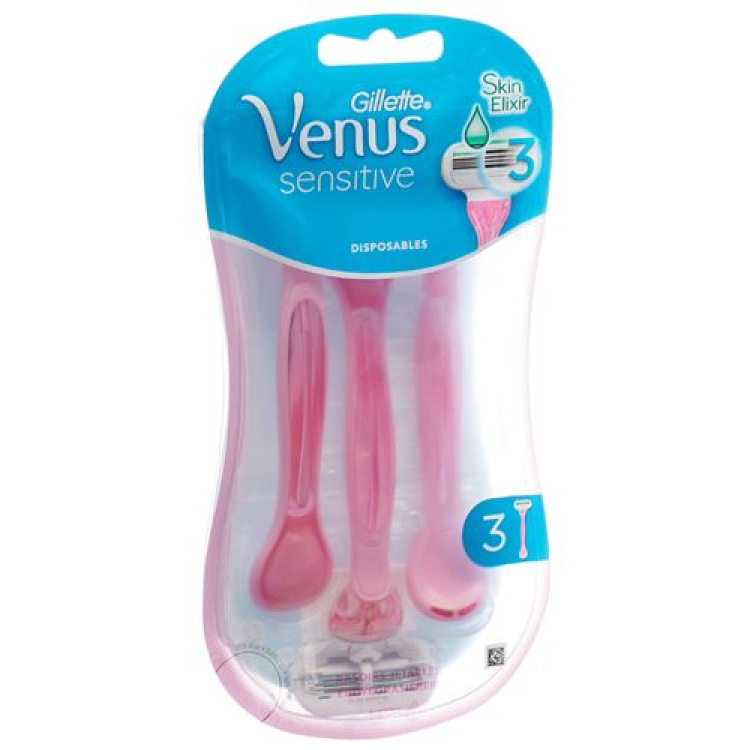 Gillette Venus Sensitive SkinElixir ühekordsed pardlid 3 tk