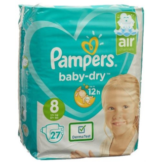 Pampers Baby Dry Gr8 17 + kg Extra Large Sparpack 27 pcs