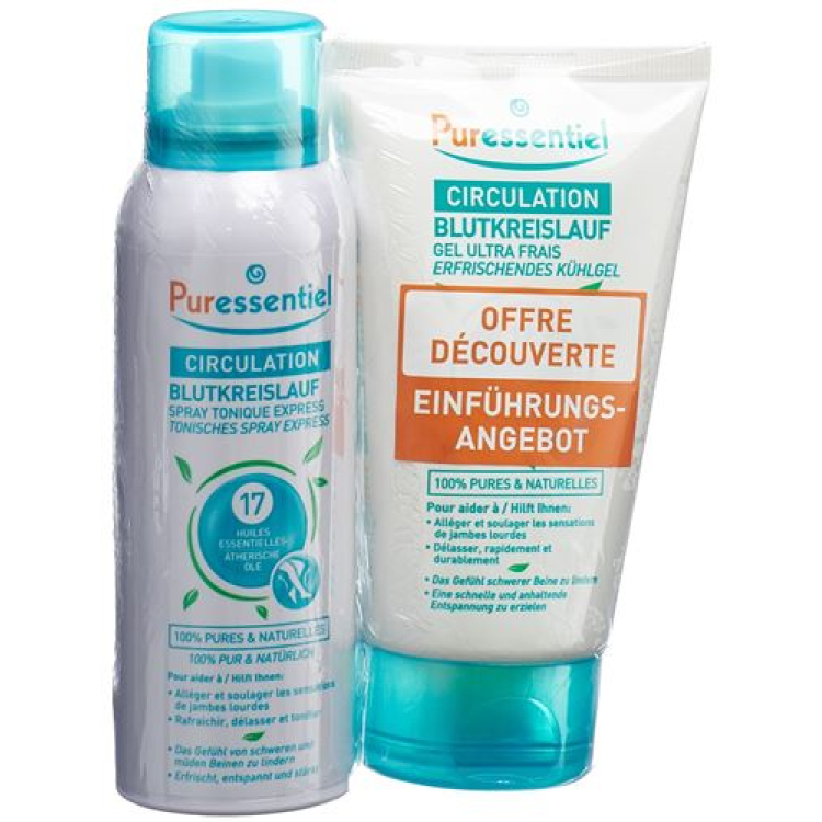 Puressentiel bloodstream Duo bloodstream Spray + Ultra Fresh Gel