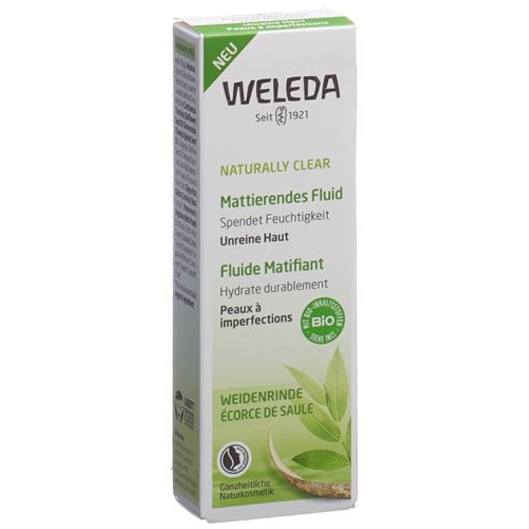 Матирующий флюид Weleda Naturally Clear 30 мл