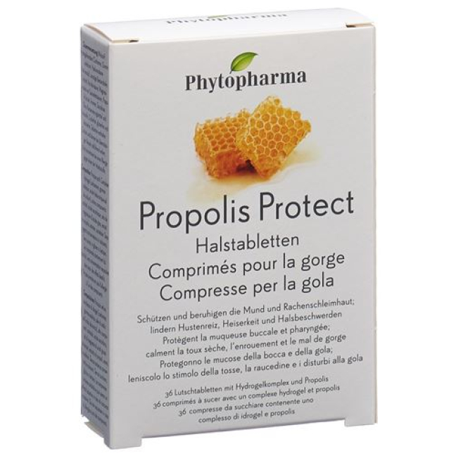 Phytopharma Propolis Protect 32 ყელის ტაბლეტი