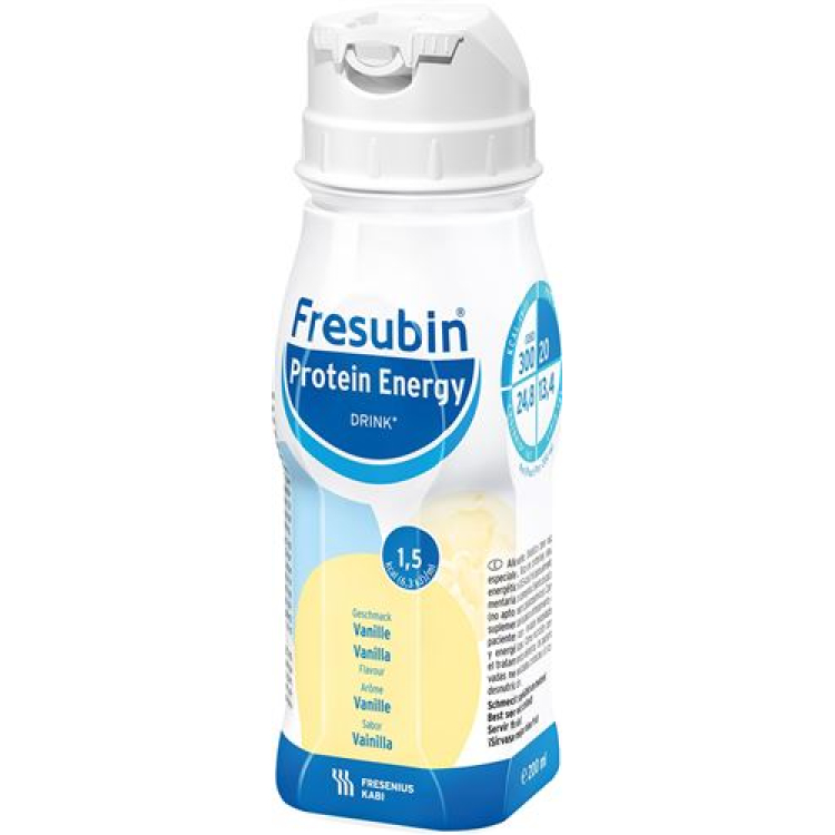 نوشیدنی انرژی زا پروتئینی Fresubin Vanilla 4 FlatCap 200 ml