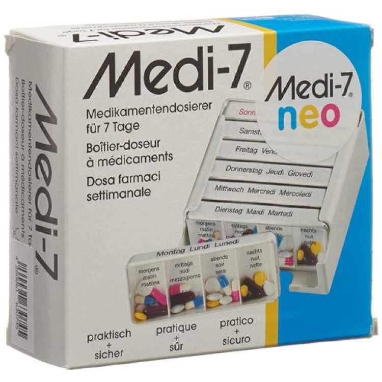 Medi-7 medicator seven days German / French / Italian neo