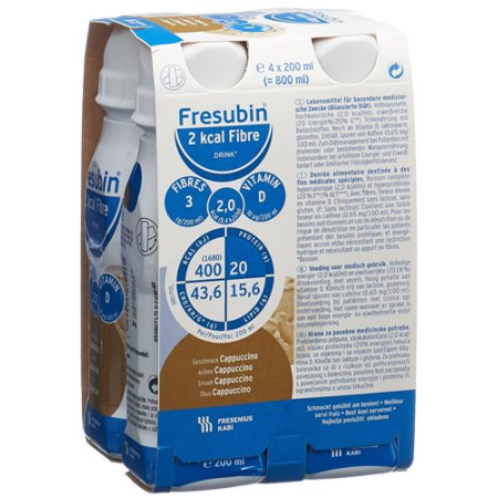 Fresubin 2 kcal Fibra DRINK cappuccino 4 Fl 200 ml