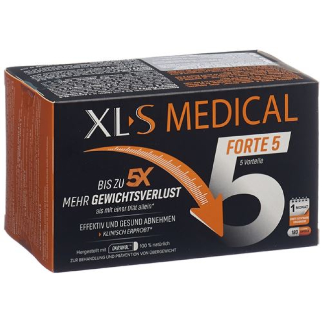 XL-S MEDICAL Forte 5 Kaps Blist 180 szt