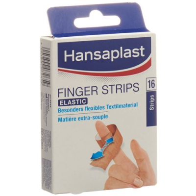 Hansaplast barmaq zolaqları 1.9cmx12sm dəri-16 ədəd