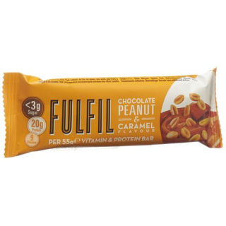 Fulfill Vitamin & Protein Bars Chocolate Peanut Caramel 55 g