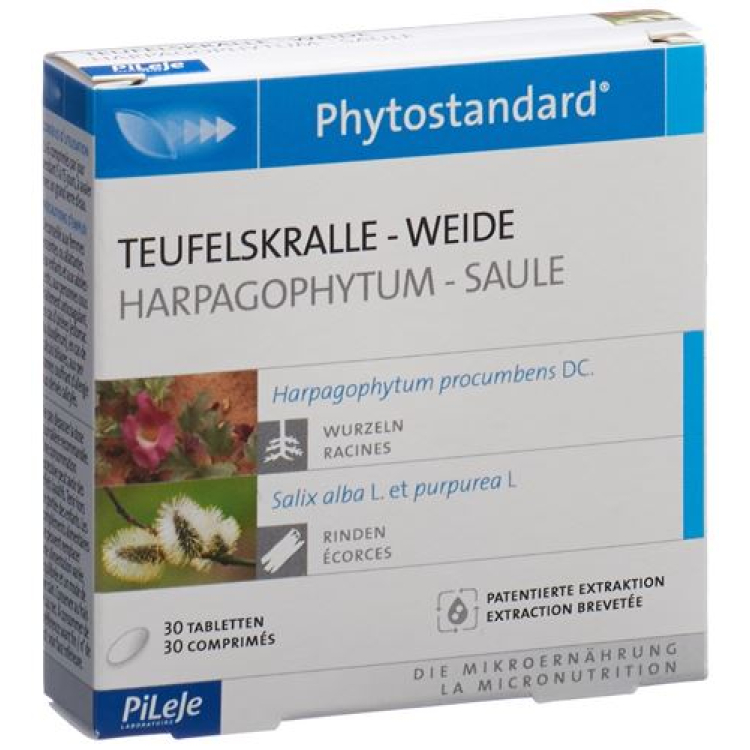 Phytostandard tabletki z wierzby diabelskiego pazura 30 szt