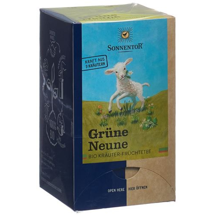 Sonnentor Green Nine tea Bataljon 18 stycken