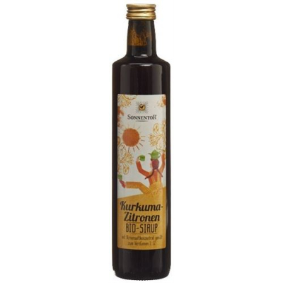 Sonnentor zerdeçal limon siropu şüşə butulka 500 ml