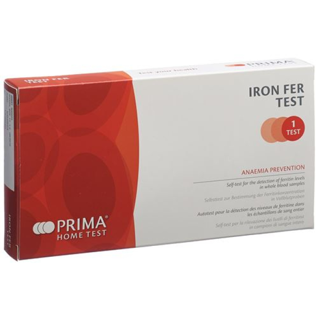 PRIMA HOME TEST Iron FER тест