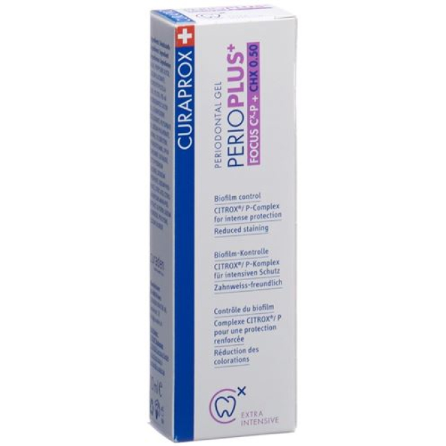 Curaprox Perio Plus Focus CHX 0.5٪ Tb 10 ml