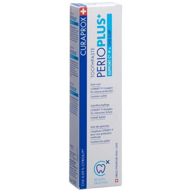 Curaprox Perio Plus Support CHX 0,09% til Tb 75 ml
