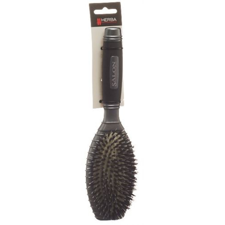 Brosse à tête en caoutchouc Herba avec poils naturels 5260