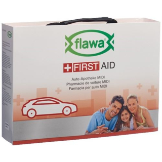 Flawa car Pharmacy Midi Bag червена