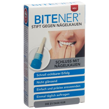 BITENER-neula kynsien pureskelua vastaan ​​21 päivän hoito Bitrex 3 ml:lla