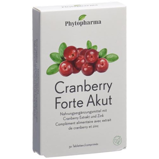 Phytopharma cranberry forte acute 30 tabletter