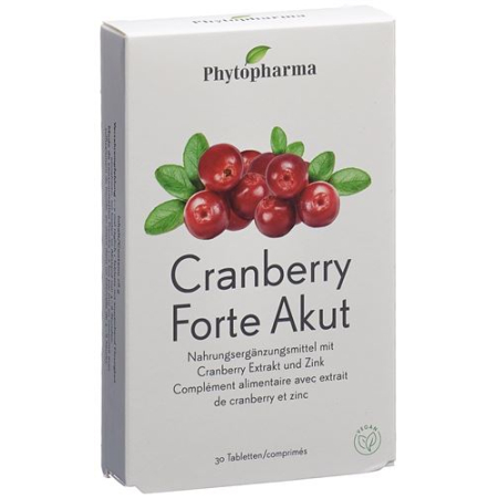 Phytopharma Cranberry Forte Acute 30 tablečių