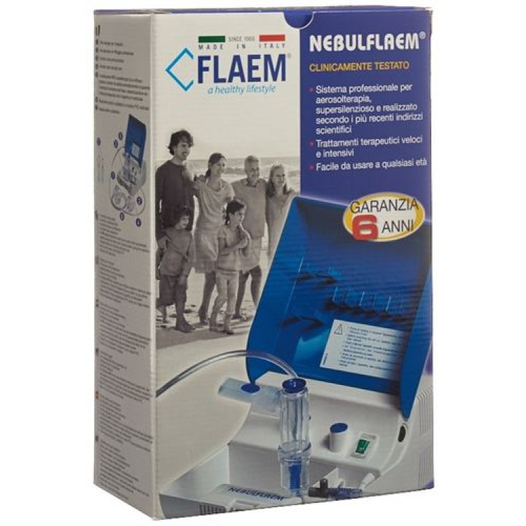 Nebulflaem Super Nebulizer dengan Pemampat Omboh