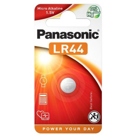 Panasonic batteries button cell LR44 2 pcs