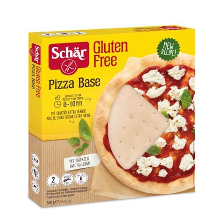 Skjeve pizzaskorper glutenfri 2 x 150 g