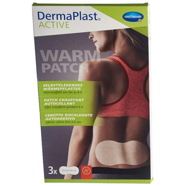 DermaPlast Active Hot Patch ធំ 3 ភី