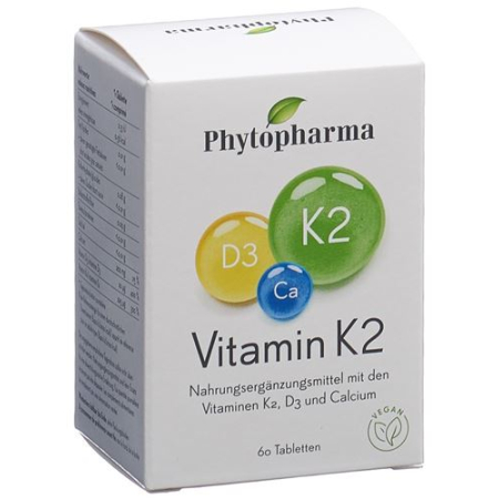 Phytopharma វីតាមីន K2 60 គ្រាប់