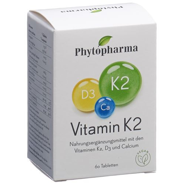 Phytopharma វីតាមីន K2 60 គ្រាប់