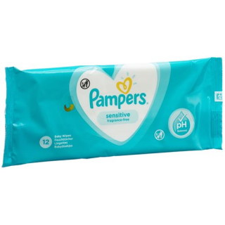 Pampers wet wipes Sensitive 12 pcs