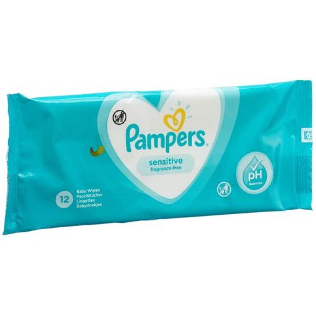 Pampers Sensitive Wet Wipes 12 pcs