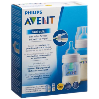 Avent Philips Anti-Colic bottle with AirFree valve 125 + 260ml