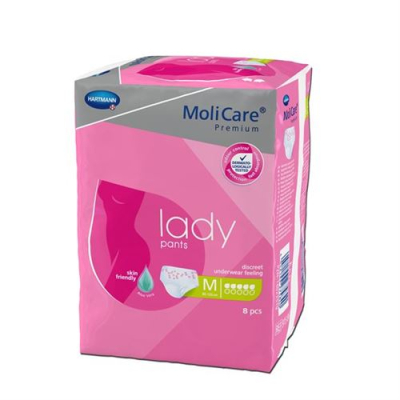 Molicare lady pants m 5 lašai 8 vnt