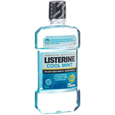 Listerine munvatten coolmint mild fl 500 ml