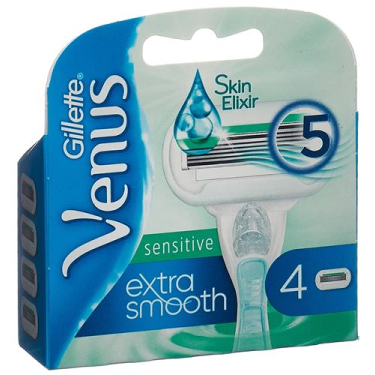 Gillette for Women Venus Extra Smooth Sensitive System Blade 4 pcs