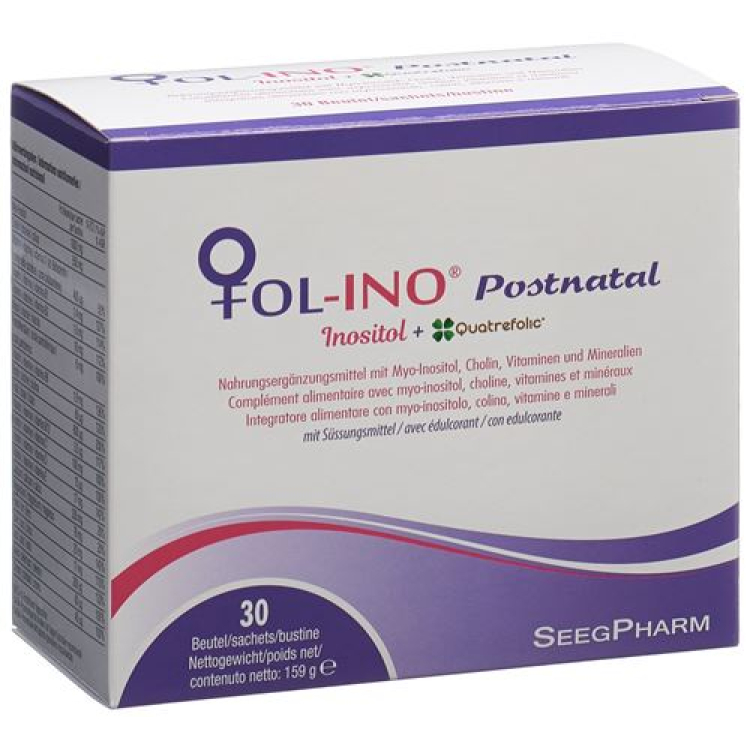 Fol-Ino postnatal PLV Btl 30 pcs