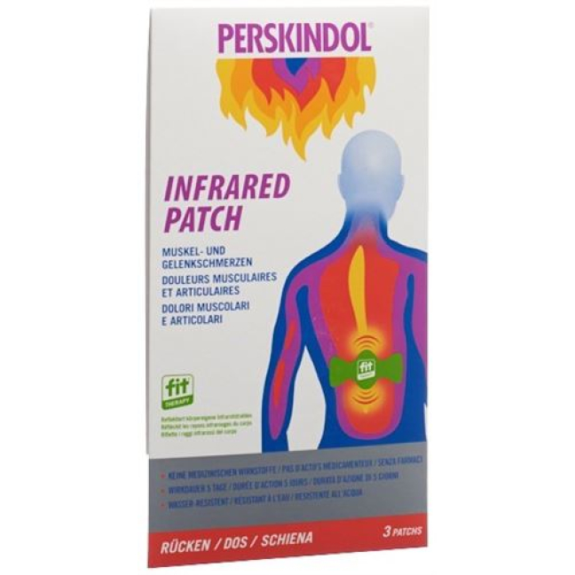 Perskindol Infrared patch dos 3 pcs