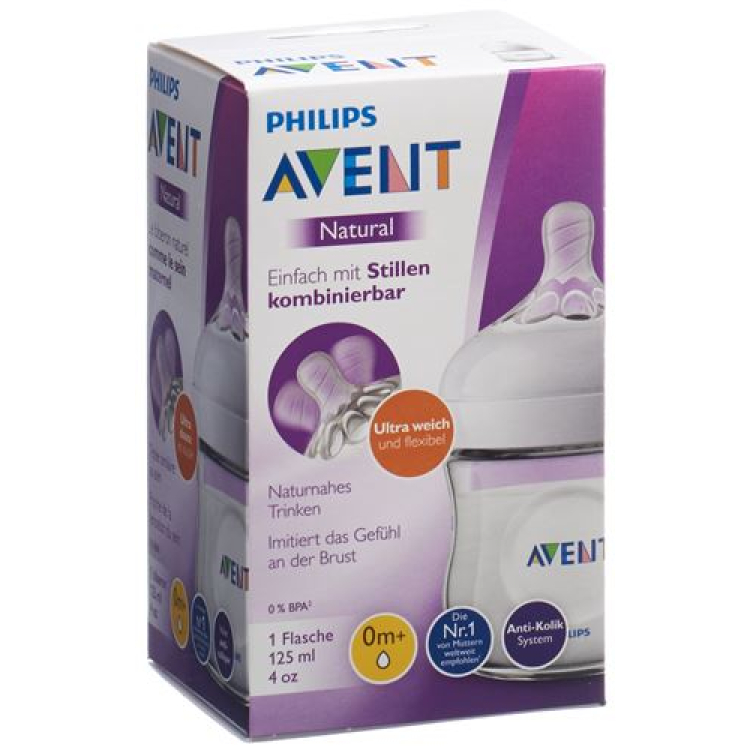 ដប Avent Philips Natural 125ml