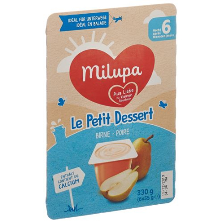 Milupa le Petit Dessert bulb 6 x 55 g