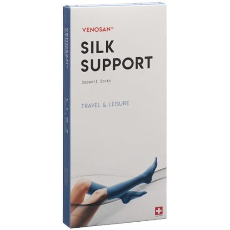 Venosan Silk A-D Support Socks L 1 para, białe